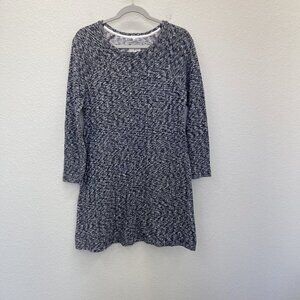 Lou & Grey Long Sleeve Cotton Knit Sweatshirt Dress Womens size Small